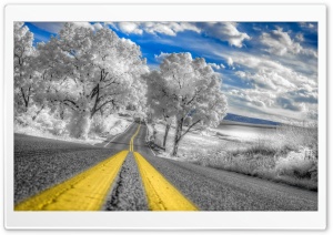White Infrared Pennsylvania Landscape Ultra HD Wallpaper for 4K UHD Widescreen desktop, tablet & smartphone