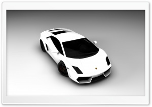 White Lamborghini Ultra HD Wallpaper for 4K UHD Widescreen desktop, tablet & smartphone