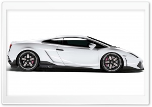 White Lamborghini Gallardo LP560 2009 Ultra HD Wallpaper for 4K UHD Widescreen desktop, tablet & smartphone