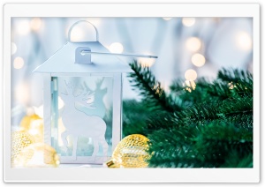 White Lantern, Winter Holidays Ultra HD Wallpaper for 4K UHD Widescreen desktop, tablet & smartphone