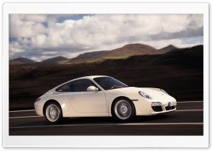 White Porsche Ultra HD Wallpaper for 4K UHD Widescreen desktop, tablet & smartphone