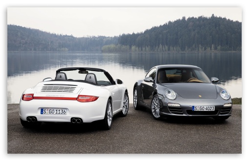 White Porsche Carrera 4S Cars Ultra HD Desktop Background Wallpaper for