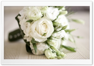 White Roses Bouquet Ultra HD Wallpaper for 4K UHD Widescreen desktop, tablet & smartphone