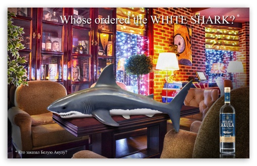 white shark vodka UltraHD Wallpaper for Wide 16:10 Widescreen WHXGA WQXGA WUXGA WXGA ;