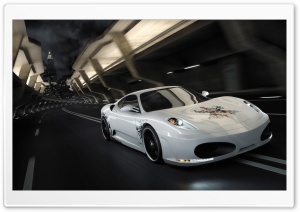 White Supercar Ultra HD Wallpaper for 4K UHD Widescreen desktop, tablet & smartphone