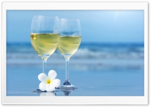 White Wine Glasses Ultra HD Wallpaper for 4K UHD Widescreen desktop, tablet & smartphone