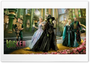 Wicked For Good 2025 Musical Fantasy Movie 4K UHD Wallpaper for Widescreen and UltraWide Desktop, UltraHD TV, Smartphone, Tablet
