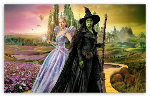 Wicked For Good Movie, Elphaba and Glinda UltraHD Wallpaper for UHD 16:9 ; HD 16:9 ; UltraWide 21:9 24:10 32:9 32:10 ; Widescreen 16:10 5:3 ; Fullscreen 4:3 5:4 3:2 ; Tablet 1:1 ; Mobile 9:16 9:19.5 9:20 10:16 2:3 3:5 3:4 ; Dual 16:10 5:3 16:9 4:3 5:4 3:2 ;