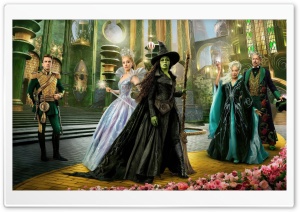 Wicked, Glinda, Fiyero, Elphaba, Madame Morribl, Wizard of Oz 4K UHD Wallpaper for Widescreen and UltraWide Desktop, UltraHD TV, Smartphone, Tablet