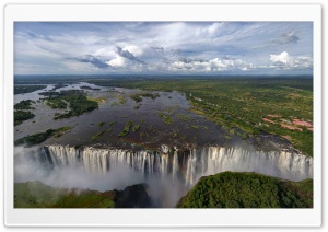 Widest Waterfall In The World Ultra HD Wallpaper for 4K UHD Widescreen desktop, tablet & smartphone