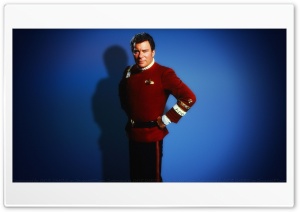 William Shatner Admiral Kirk 4K UHD Wallpaper for Widescreen and UltraWide Desktop, UltraHD TV, Smartphone, Tablet