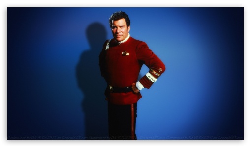 William Shatner Admiral Kirk UltraHD Wallpaper for HD 16:9 ;