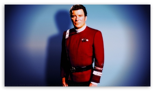 William Shatner Admiral Kirk II UltraHD Wallpaper for HD 16:9 ;