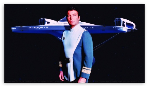 William Shatner Admiral Kirk III UltraHD Wallpaper for HD 16:9 ;