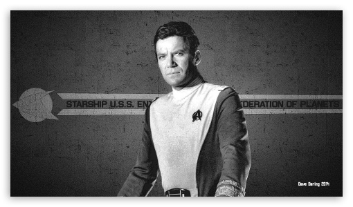 William Shatner Admiral Kirk IV UltraHD Wallpaper for HD 16:9 ;