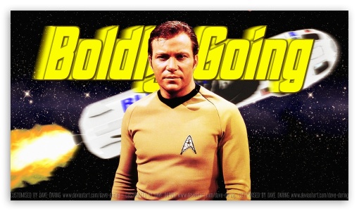 William Shatner Boldly Blue Ing UltraHD Wallpaper for HD 16:9 ;