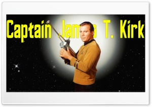 William Shatner Captain James T. Kirk 4K UHD Wallpaper for Widescreen and UltraWide Desktop, UltraHD TV, Smartphone, Tablet