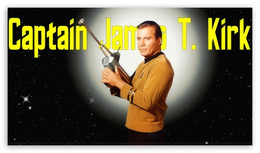 William Shatner Captain James T. Kirk UltraHD Wallpaper for HD 16:9 ;