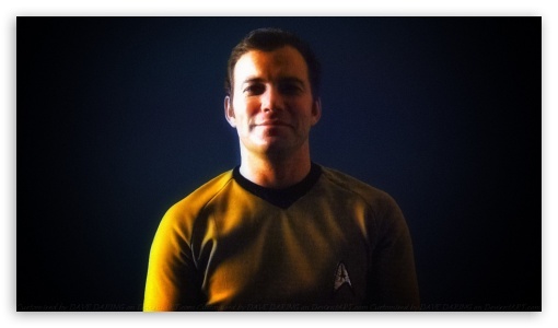William Shatner Captain Kirk II UltraHD Wallpaper for HD 16:9 ;