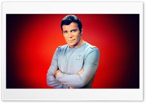 William Shatner Captain Kirk III 4K UHD Wallpaper for Widescreen and UltraWide Desktop, UltraHD TV, Smartphone, Tablet