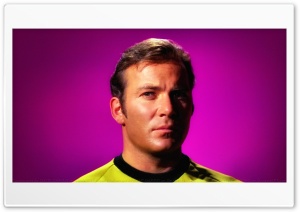 William Shatner Captain Kirk VI 4K UHD Wallpaper for Widescreen and UltraWide Desktop, UltraHD TV, Smartphone, Tablet