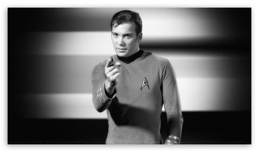 William Shatner Captain Kirk VIII UltraHD Wallpaper for HD 16:9 ;