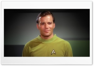 William Shatner Captain Kirk XI 4K UHD Wallpaper for Widescreen and UltraWide Desktop, UltraHD TV, Smartphone, Tablet