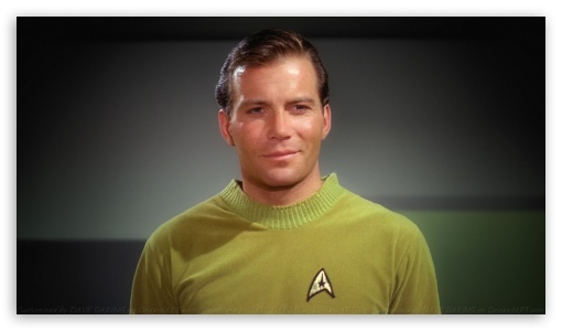 William Shatner Captain Kirk XI UltraHD Wallpaper for HD 16:9 ;