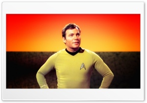 William Shatner Captain Kirk XII 4K UHD Wallpaper for Widescreen and UltraWide Desktop, UltraHD TV, Smartphone, Tablet