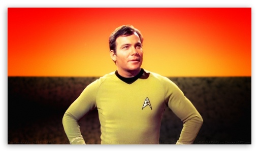 William Shatner Captain Kirk XII UltraHD Wallpaper for HD 16:9 ;