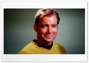 William Shatner Captain Kirk XIII 4K UHD Wallpaper for Widescreen and UltraWide Desktop, UltraHD TV, Smartphone, Tablet