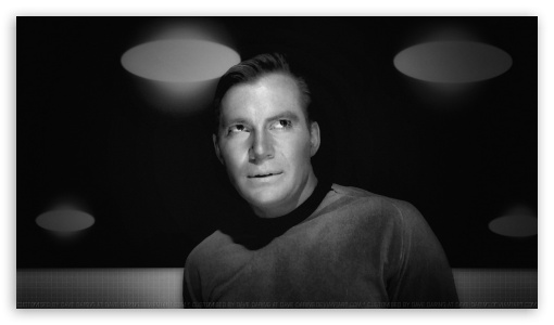 William Shatner Captain Kirk XIX V2 UltraHD Wallpaper for HD 16:9 ;