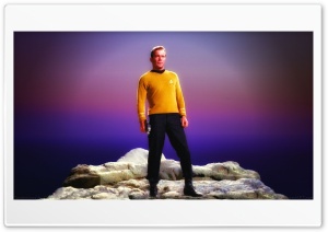 William Shatner Captain Kirk XV 4K UHD Wallpaper for Widescreen and UltraWide Desktop, UltraHD TV, Smartphone, Tablet