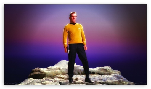 William Shatner Captain Kirk XV UltraHD Wallpaper for HD 16:9 ;