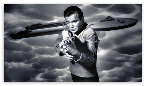 William Shatner Captain Kirk XVIII UltraHD Wallpaper for HD 16:9 ;