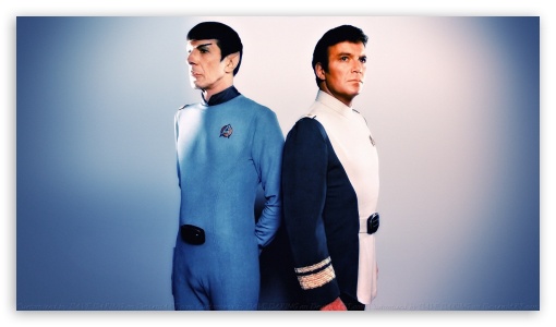 William Shatner Spock and Kirk III UltraHD Wallpaper for HD 16:9 ;
