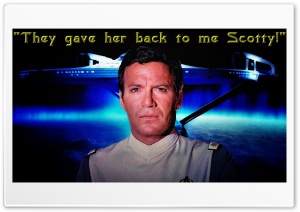 William Shatner They Gave Her Back To Me 4K UHD Wallpaper for Widescreen and UltraWide Desktop, UltraHD TV, Smartphone, Tablet