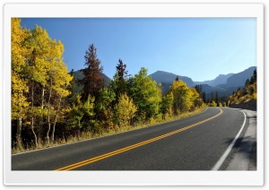 Winding Road Autumn Ultra HD Wallpaper for 4K UHD Widescreen desktop, tablet & smartphone