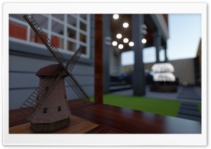 Windmill 3D Ultra HD Wallpaper for 4K UHD Widescreen desktop, tablet & smartphone