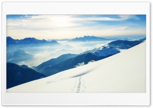 Windows 10 - Snow Mountains Ultra HD Wallpaper for 4K UHD Widescreen desktop, tablet & smartphone