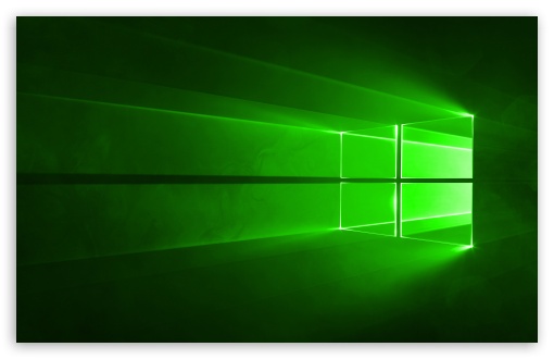 Windows 10 Green Ultra HD Desktop Background Wallpaper for : Widescreen &  UltraWide Desktop & Laptop : Multi Display, Dual Monitor : Tablet :  Smartphone