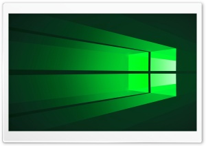 Windows 10 Green in 4K UHD Ultra HD Wallpaper for 4K UHD Widescreen desktop, tablet & smartphone