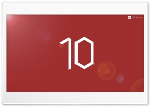 Windows 10 Red Preview Ultra HD Wallpaper for 4K UHD Widescreen desktop, tablet & smartphone