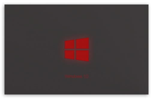 Download Windows 10 Technical Preview Red Glow UltraHD Wallpaper ...