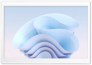 Windows 11 Abstract Light Blue Shape Background 4K UHD Wallpaper for Widescreen and UltraWide Desktop, UltraHD TV, Smartphone, Tablet