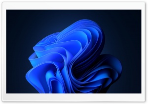 Windows 11 Blue Folded Ultra HD Wallpaper for 4K UHD Widescreen desktop, tablet & smartphone