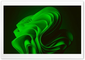 Windows 11 Green Ultra HD Wallpaper for 4K UHD Widescreen desktop, tablet & smartphone