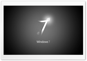 Windows 7 Black Ultra HD Wallpaper for 4K UHD Widescreen desktop, tablet & smartphone