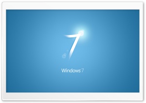 Windows 7 Blue Ultra HD Wallpaper for 4K UHD Widescreen desktop, tablet & smartphone
