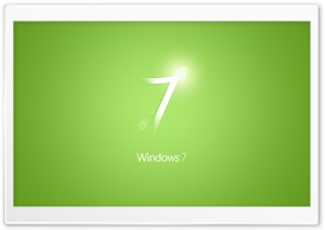 Windows 7 Green Ultra HD Wallpaper for 4K UHD Widescreen desktop, tablet & smartphone